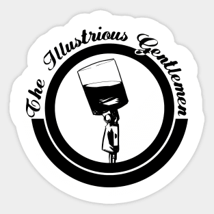 The Illustrious Gentlemen WHISKEY MIC Sticker